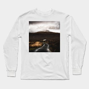 Moody Road Leading to The Cabin Isle of Skye Scotland Long Sleeve T-Shirt